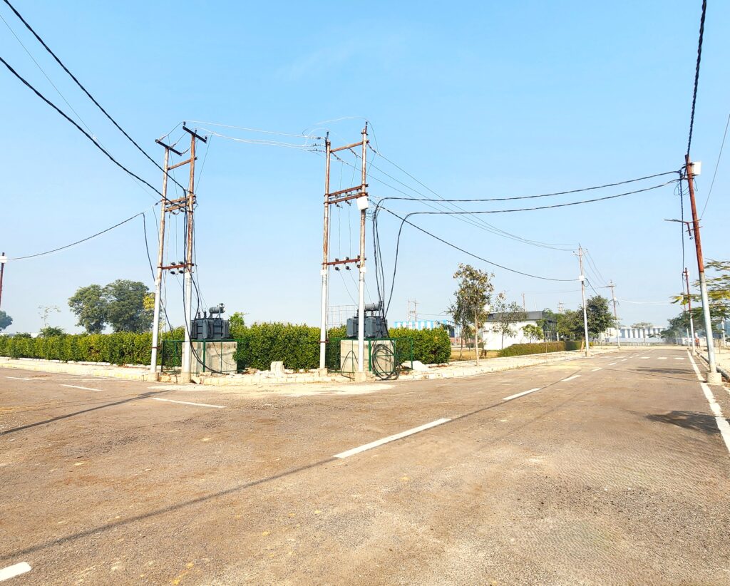 electric-pole-industrial-township-aligarh